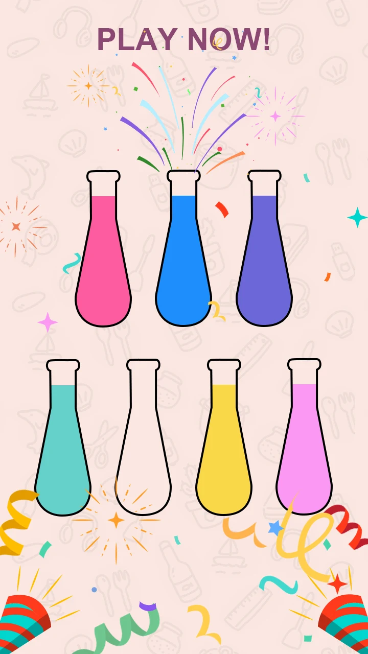 Sort Puzzle - Happy water screenshot