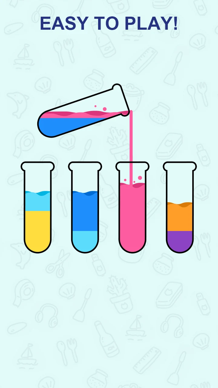 Sort Puzzle - Happy water screenshot