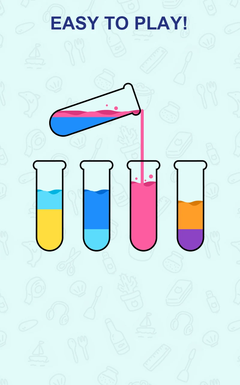 Sort Puzzle - Happy water screenshot