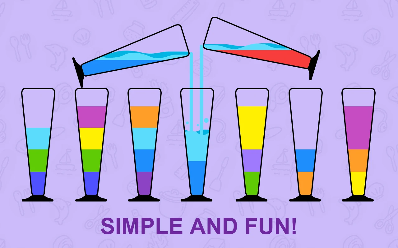 Sort Puzzle - Happy water screenshot