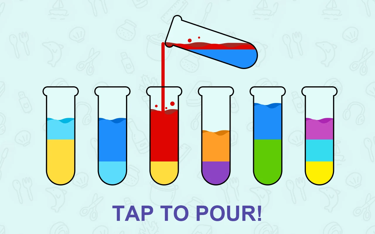 Sort Puzzle - Happy water screenshot
