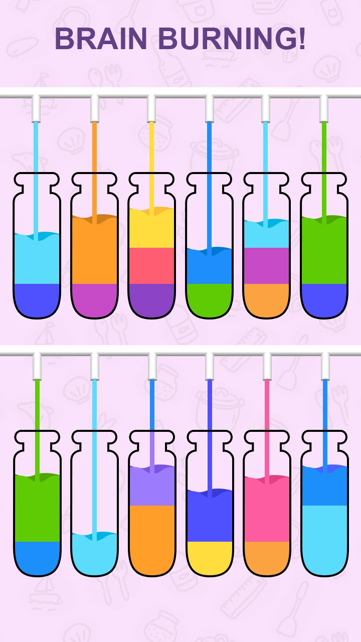 Sort Puzzle - Happy water screenshot